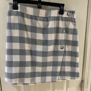 Loft Checkered Skirt